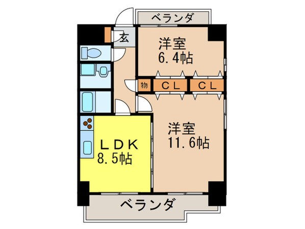 MERIDIANの物件間取画像